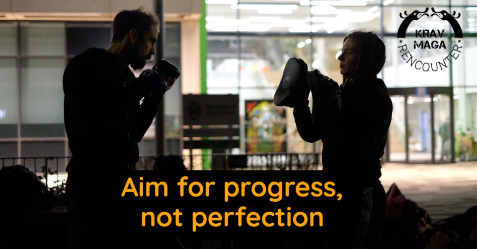 Aim for progress, not perfection